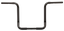 BURLY 1 1/4" BAGGER BATWING BARS - view 1