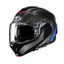 HJC F100 Carbon Stan White Blue Red MC21