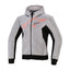 Alpinestars Chrome Superairflow Hoodie Black Mid Grey Red Fluo