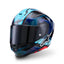Alpinestars S-R7 Kinetis Helmet ECE06 Blk Blue Pink Flu White Glossy
