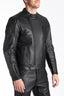TWIN LEATHER JACKET BLACK - Men's Leather Motorcycle Jacket