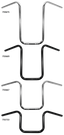 WESTLAND CUSTOMS ONE INCH DIAMETER NARROW APE HANGERS - view 1