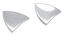 MIRROR BLOCK OFF PLATES FOR 1996-2013 BATWING FAIRING - view 1