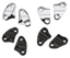 CHROME PLATED EARLY STYLE RISER CLAMPS - view 1