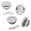 CHROME BILLET POINTED OR DOMED "ESSENTIAL" GAS CAPS - view 1