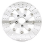 DRILLED POLISHED STAINLESS STEEL FULLFLOATING DISC ROTORS - view 1
