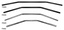 WESTLAND CUSTOMS 7/8" (22MM) DIAMETER DRAG BARS - view 1