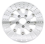 DRILLED POLISHED STAINLESS STEEL FULLFLOATING DISC ROTORS - view 1