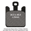 BRAKE PADS FOR AFTER MARKET CALIPERS - view 1