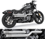 FREEDOM PERFORMANCE INDEPENDENCE EXHAUSTS FOR RH SPORTSTER - view 1