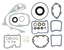 TRANSMISSION GASKET, O-RINGS AND SEALS FOR 5 SPEED BIG TWIN - view 1