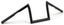 TYPHOON ONE INCH DIAMETER APE HANGER HANDLEBARS - view 1