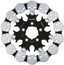 GALFER SKULLED DISC BRAKE ROTORS - view 1
