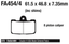 EBC FRONT DISC BRAKE PADS - view 1