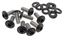 BLACK STAINLESS STEEL CHIN SPOILER SCREW KITS - view 1