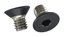 BLACK STAINLESS STEEL AIR CLEANER COVER SCREWS - view 1