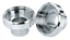 CHROME STEERING HEAD BEARING CUPS - view 1