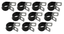 CABLE, HOSE, WIRE AND BRAKE LINE CLAMPS - view 1