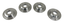 KIBBLEWHITE PRECISION MACHINING'S LIGHTWEIGHT RACE QUALITY VALVE SPRING KITS FOR HIGH LIFT CAMS - view 1