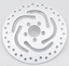 STOCK STYLE STAINLESS STEEL DISC BRAKE ROTORS - view 1