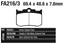 EBC FRONT DISC BRAKE PADS - view 1