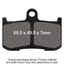 EBC FRONT DISC BRAKE PADS - view 1