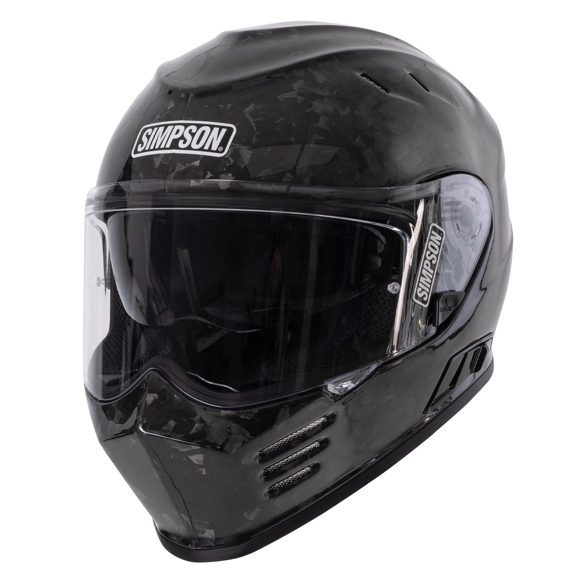 Simpson Venom forged carbon helmet
