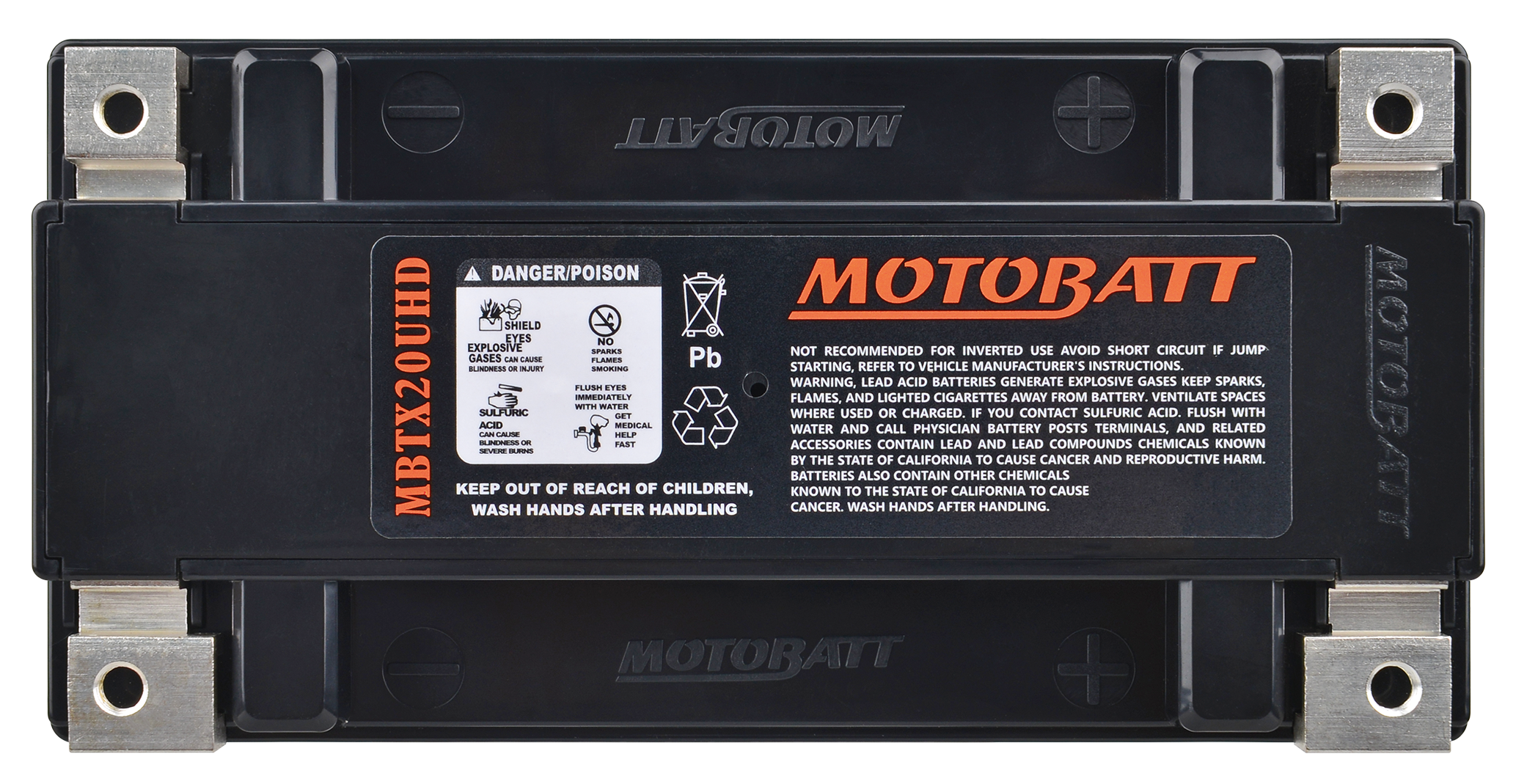 MOTOBATT AGM QUADFLEX BATTERIES - view 2