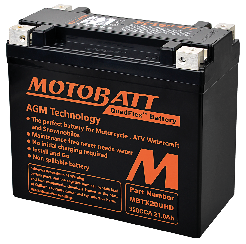 MOTOBATT AGM QUADFLEX BATTERIES - view 1