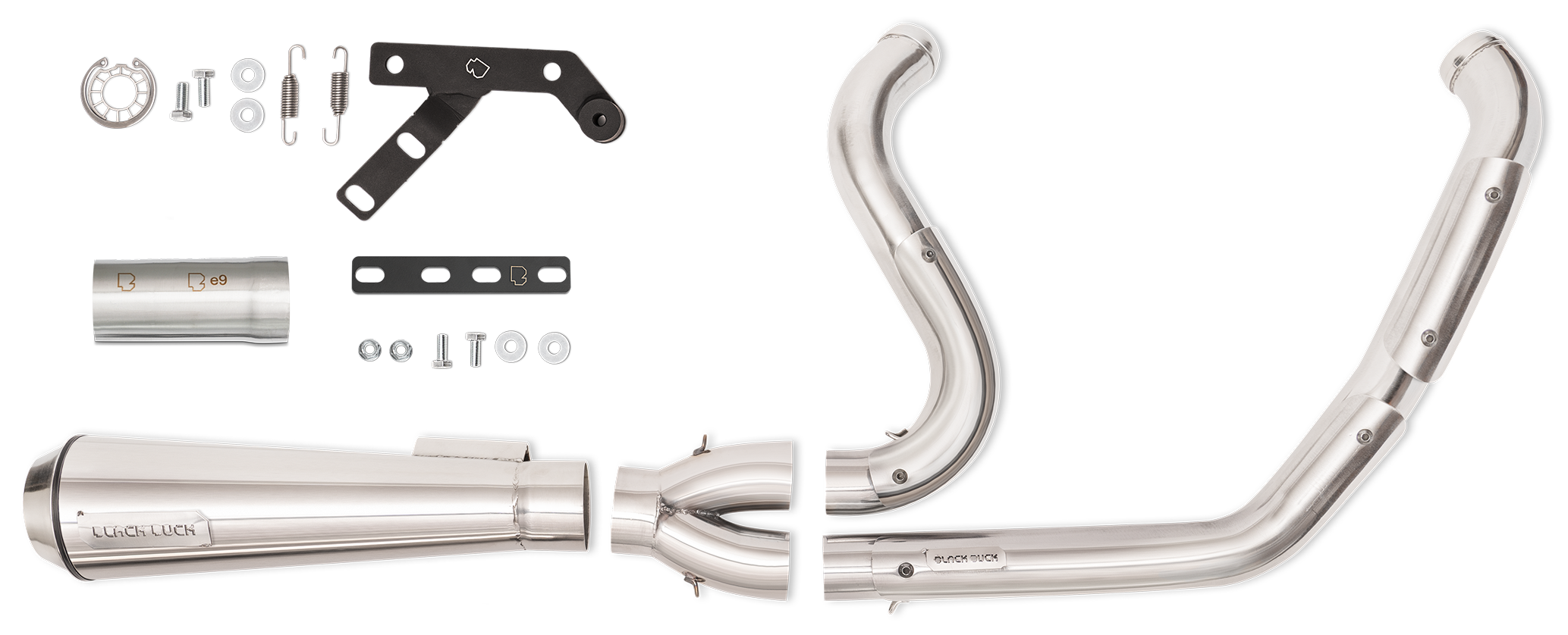 BLACK DUCK 2-INTO-1 FOR MILWAUKEE EIGHT SOFTAIL - view 1