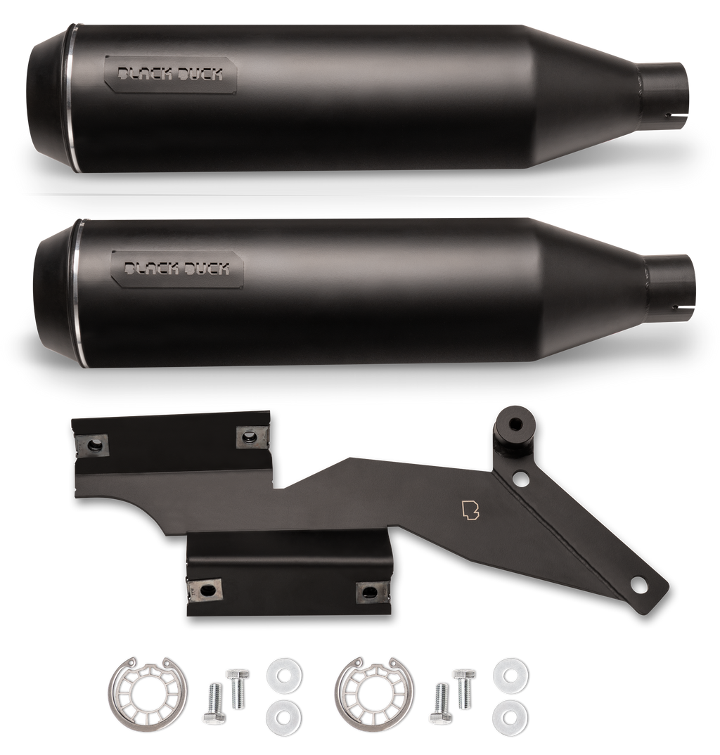 BLACK DUCK SLIP-ONS FOR MILWAUKEE EIGHT SOFTAIL - view 1
