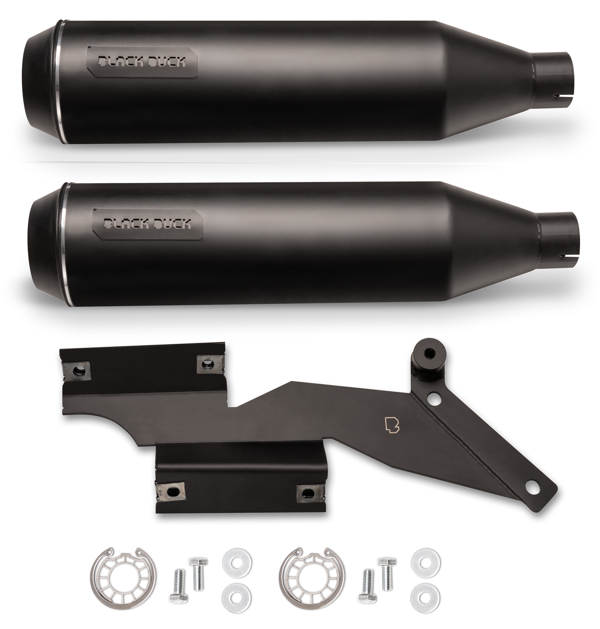 BLACK DUCK SLIP-ONS FOR MILWAUKEE EIGHT SOFTAIL - view 1