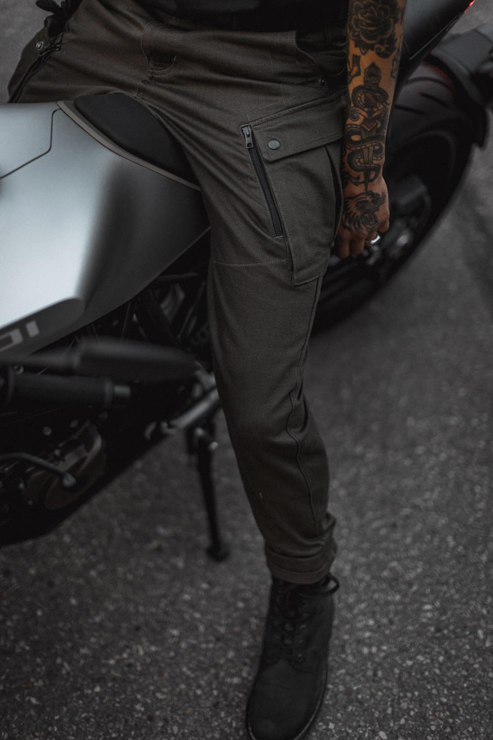 MARK KEV 02 – Motorcycle Jeans for Men Chino Style Cordura