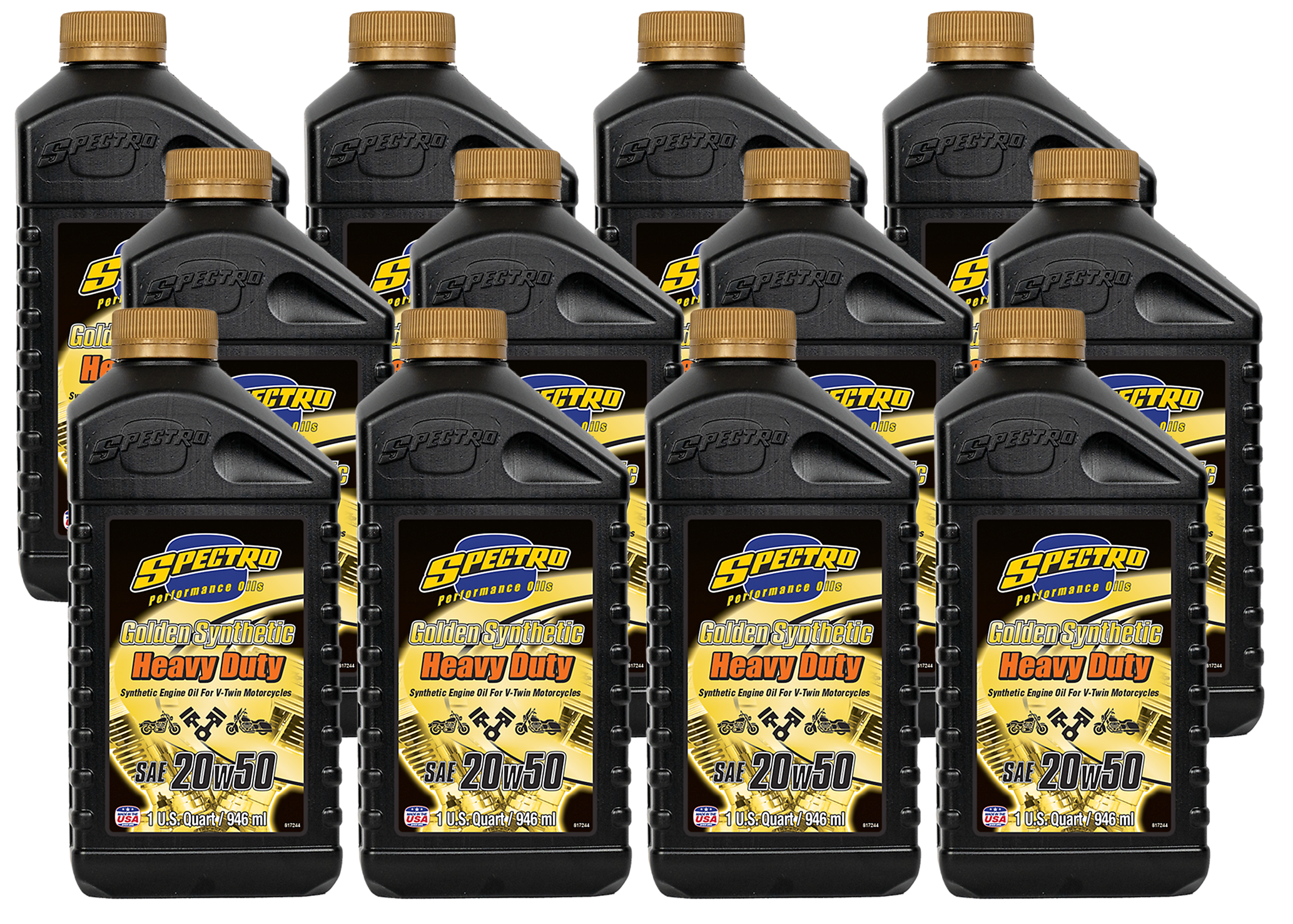 SPECTRO GOLDEN SYNTHETIC SAE 20W50 - view 1