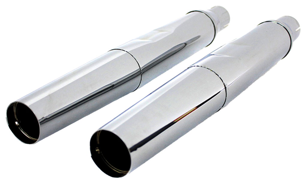 REPLICA XLCH CHROME TAPERED MUFFLERS - view 1