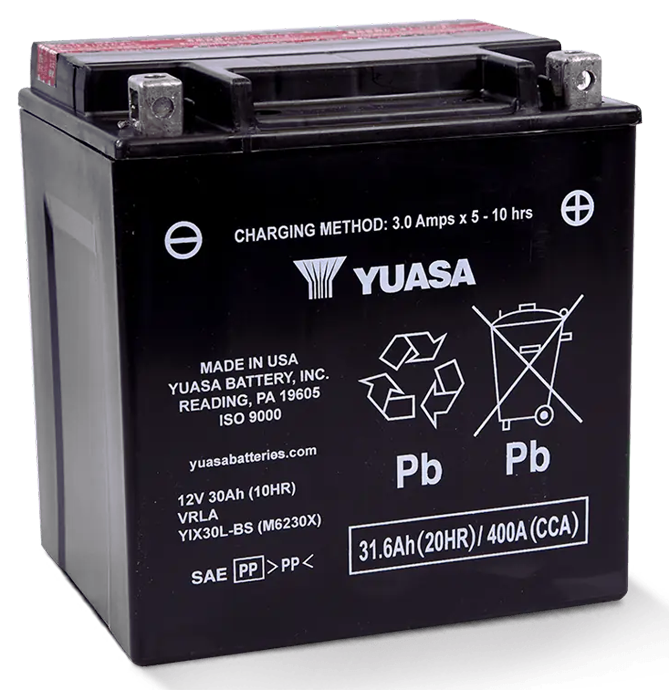 YUASA "V-FORCE" HIGH OUTPUT MAINTENANCE FREE BATTERIES - view 1 Main image