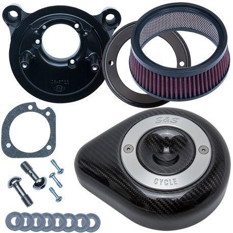 S&S STEALTH CARBON TEARDROP AIR CLEANER - view 1