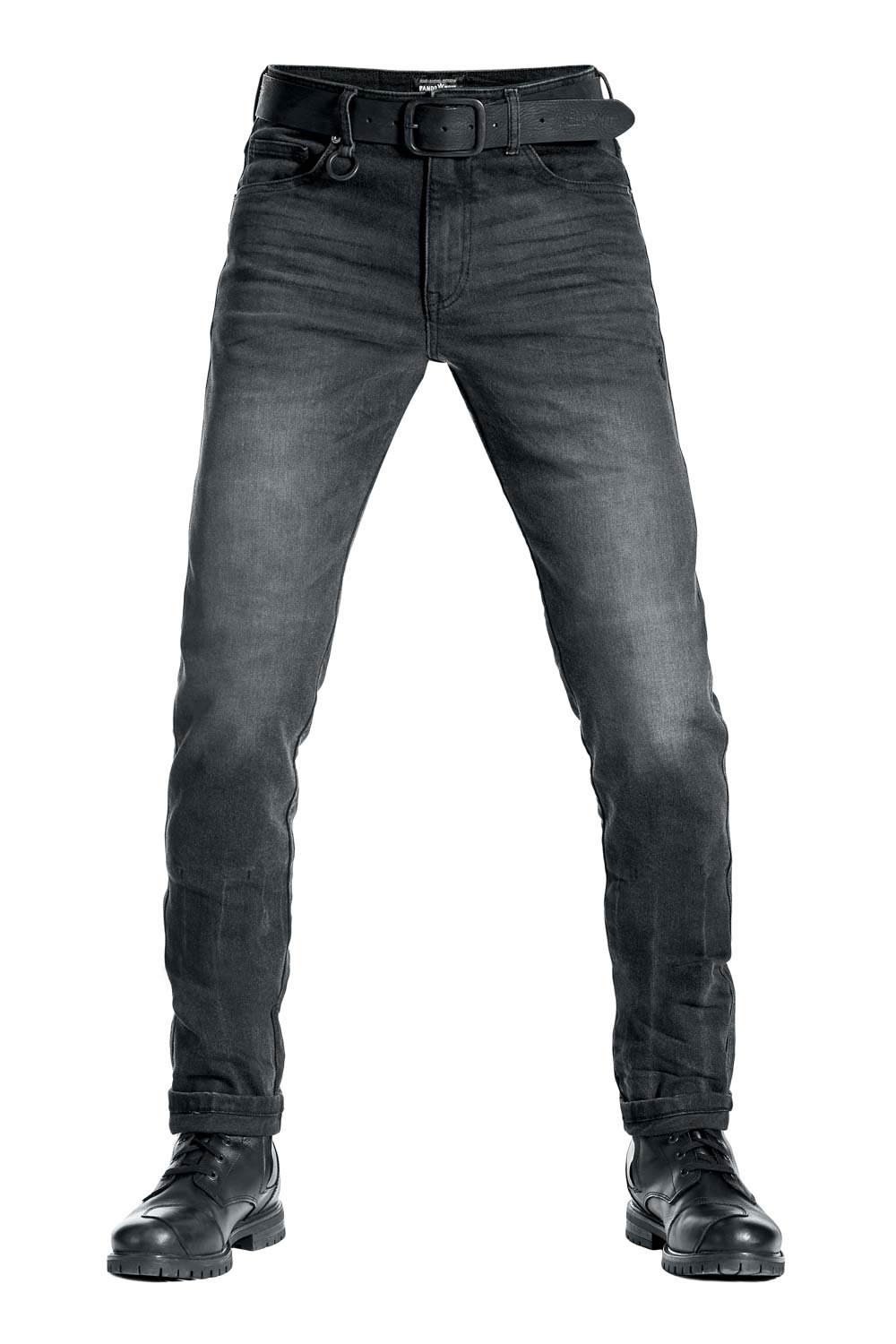 ROBBY SLIM BLACK - Motorcycle Jeans Men's Slim-Fit Cordura
