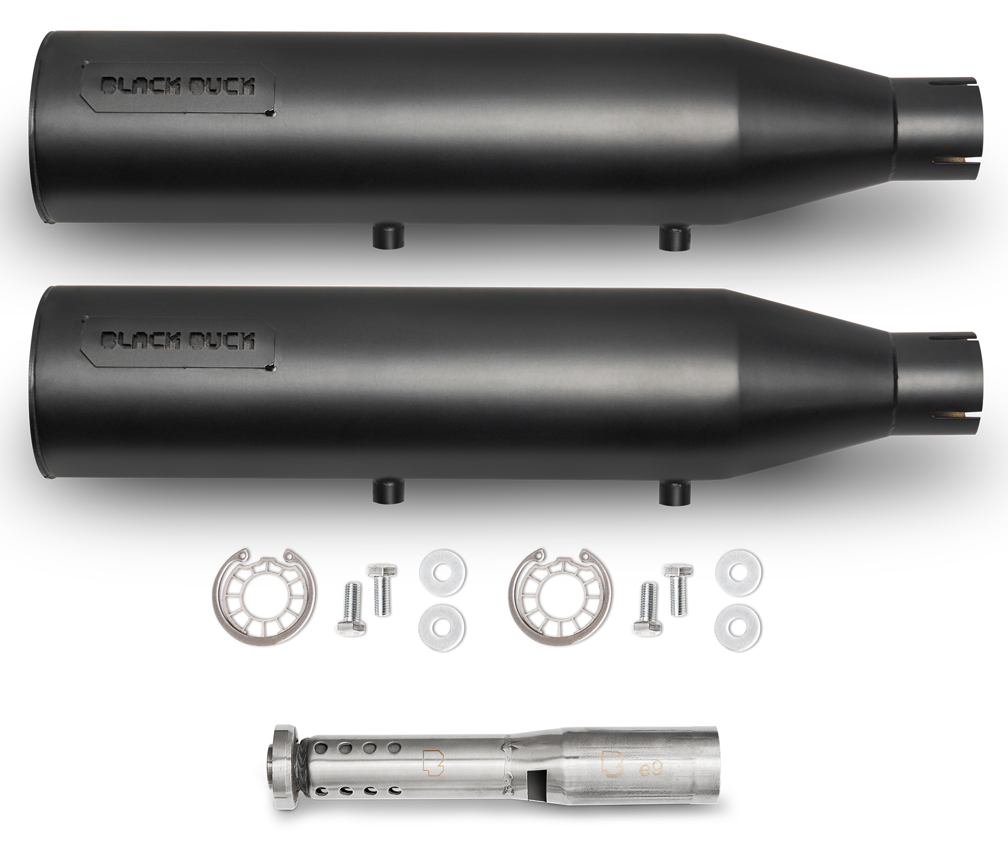 BLACK DUCK SLIP-ONS FOR SPORTSTER Secondary image