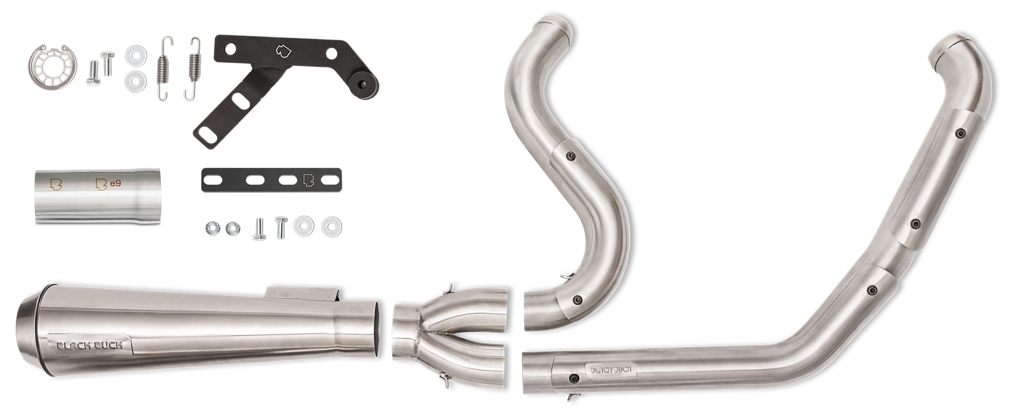 BLACK DUCK 2-INTO-1 FOR MILWAUKEE EIGHT SOFTAIL - view 1 Main image