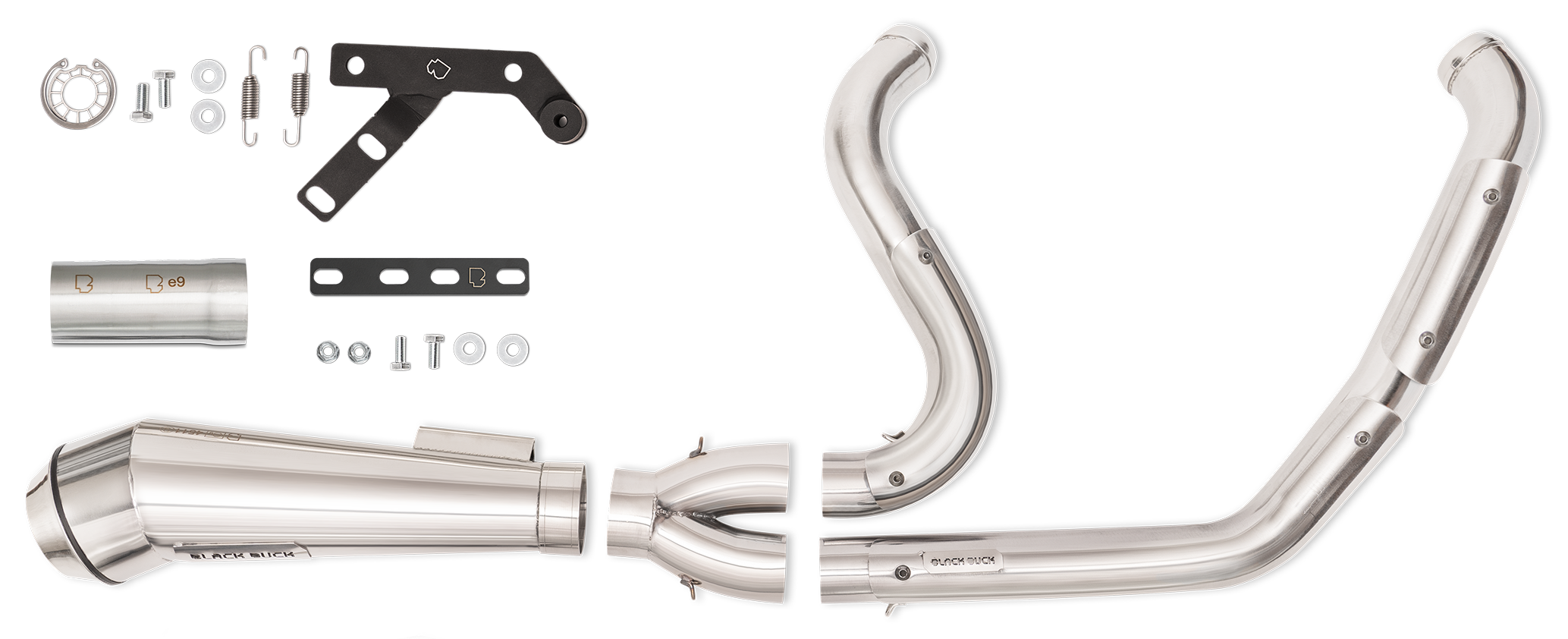 BLACK DUCK 2-INTO-1 FOR MILWAUKEE EIGHT SOFTAIL - view 1 Main image