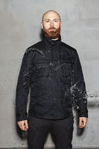 M65 WP JACKET BLACK Slim-Fit Waterproof Motorcycle Jacket