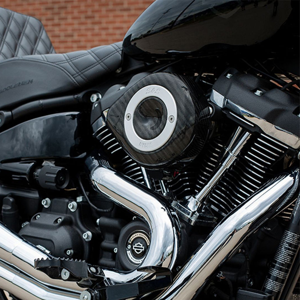 S&S STEALTH CARBON TEARDROP AIR CLEANER - view 2
