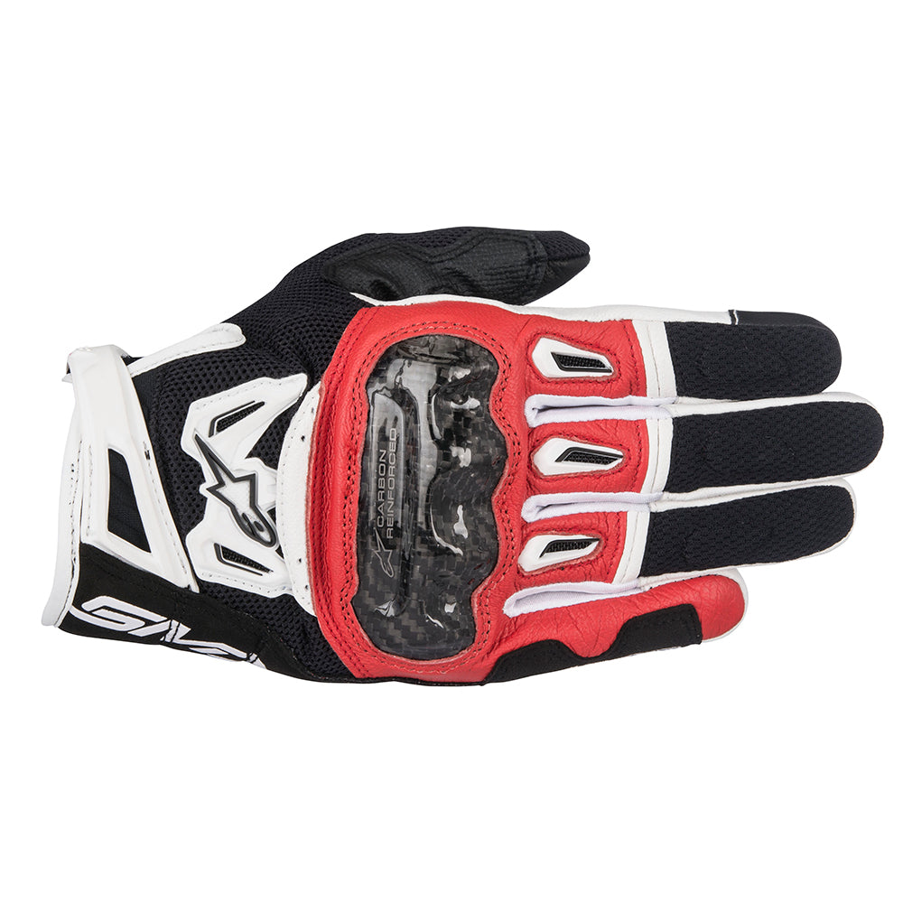 Alpinestars SMX-2 Air Carbon v2 Gloves Black Red & White Main image