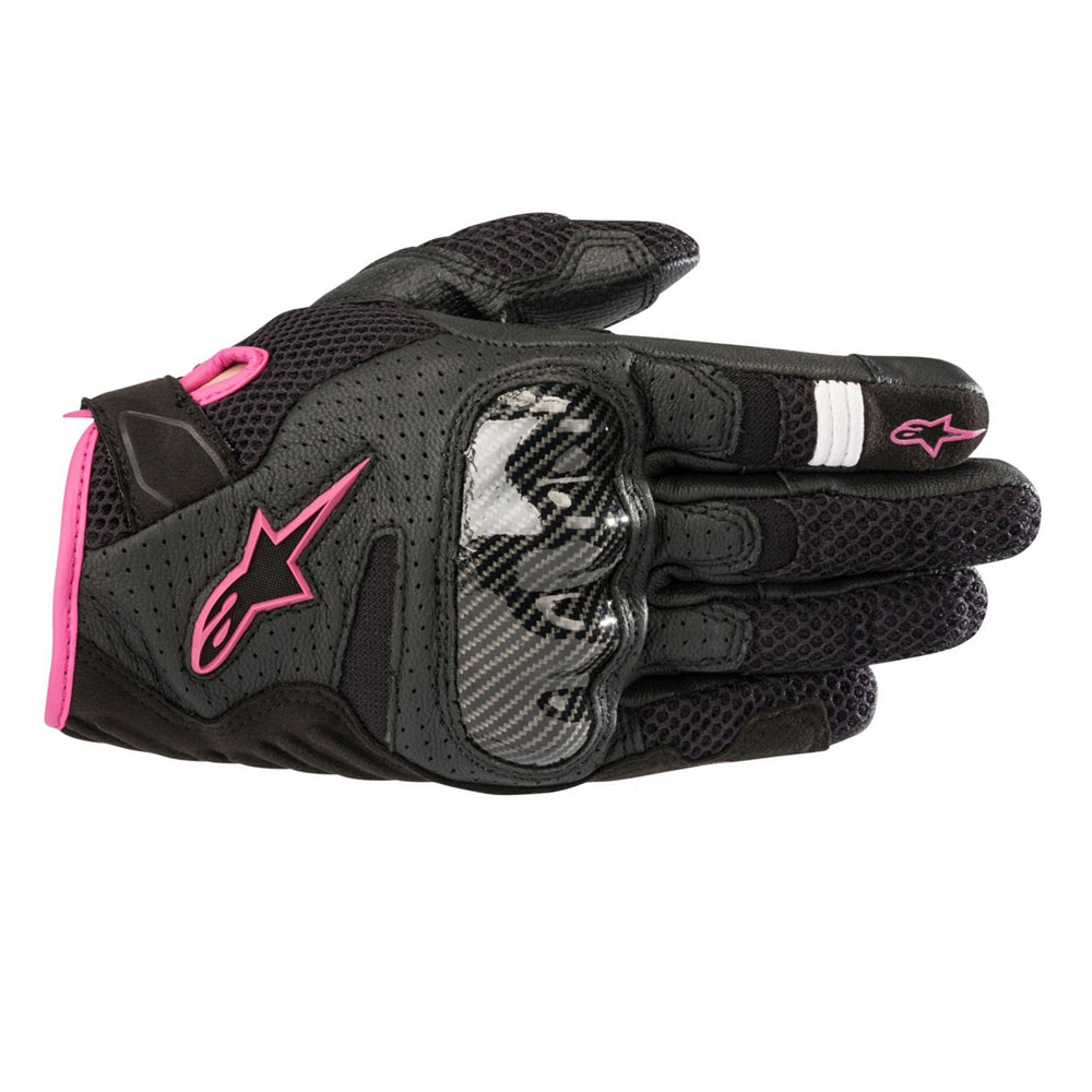 Alpinestars Stella SMX-1 Air v2 Gloves Black & Fuchsia Main image