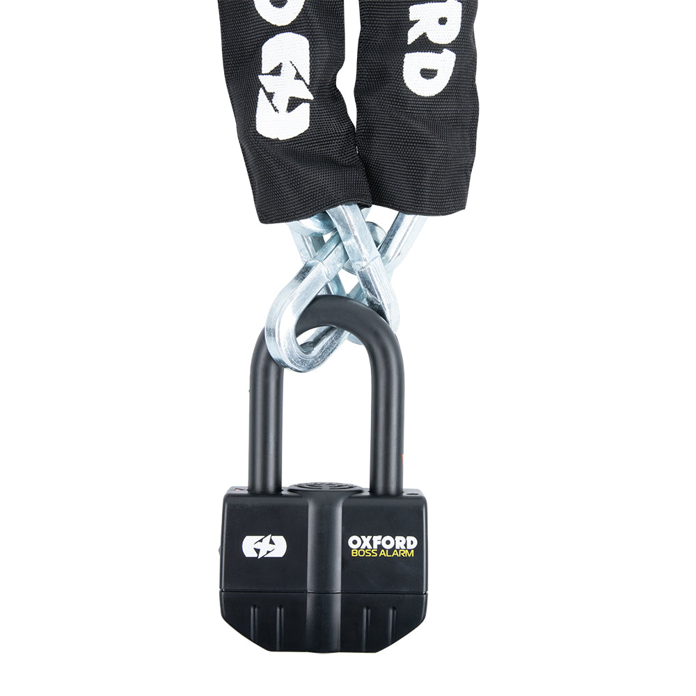 Oxford Boss Alarm 16mm Lock + Chain 12mm Main image