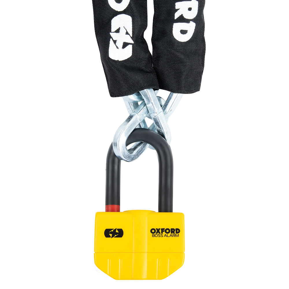 Oxford Boss Alarm 14mm Lock + Chain 12mm Main image