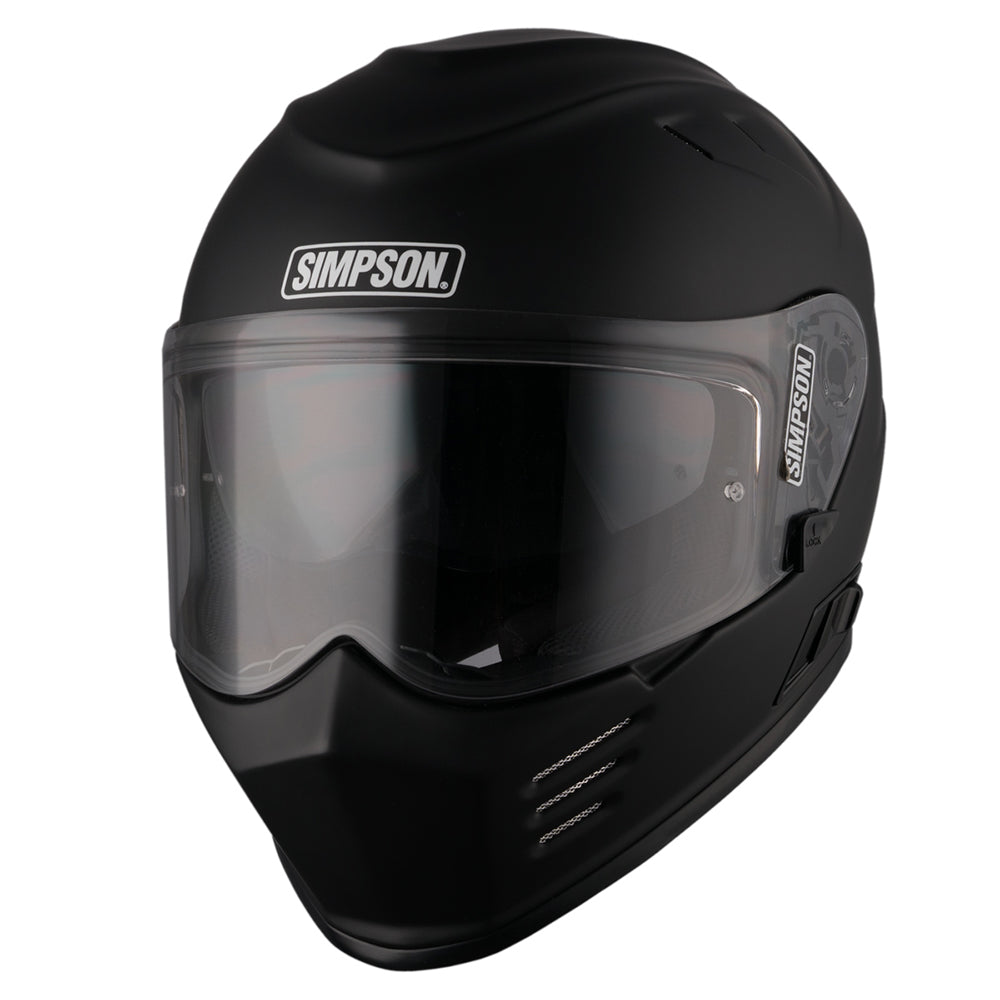 Simpson Venom Solid (ECE-22.06)- Matt Black Main image