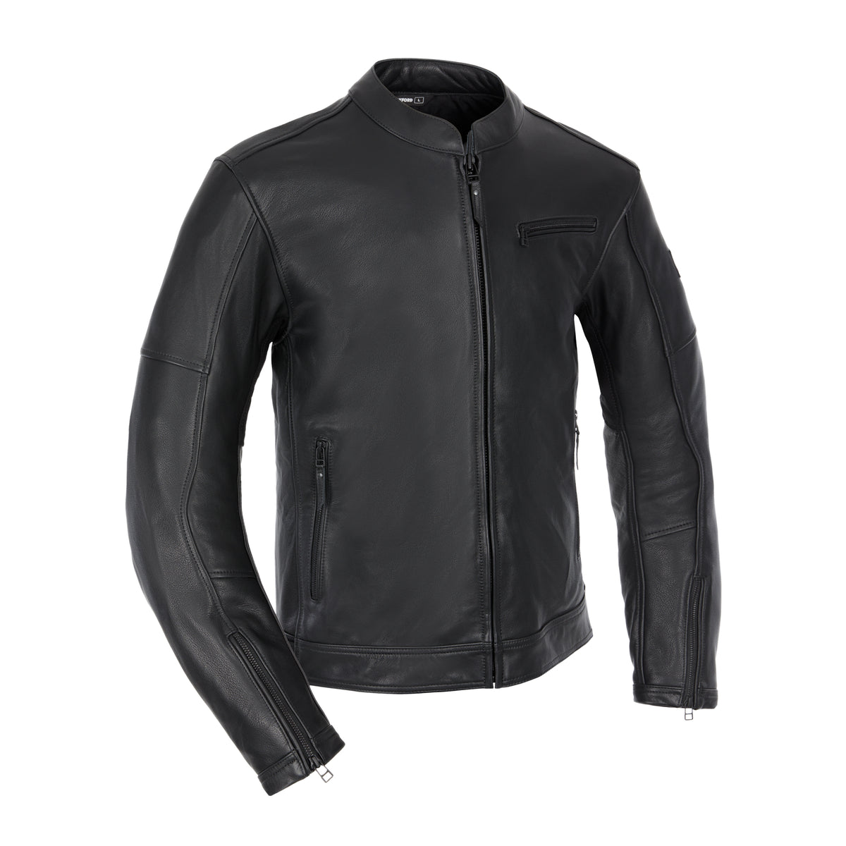 Oxford Henlow Leather MS Jacket Black