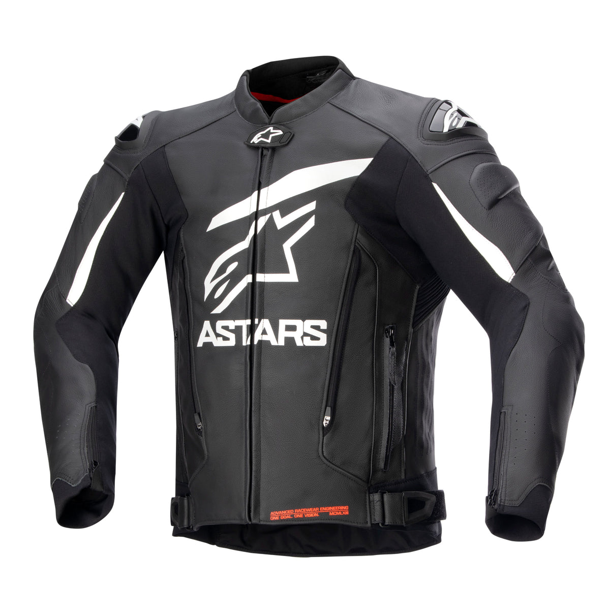 Alpinestars Gp Plus V4 Leather Jkt Black White Main image